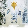 Evergreen Garden 3-pc Nativity Laser Cut Metal Yard Scene - 2 of 4