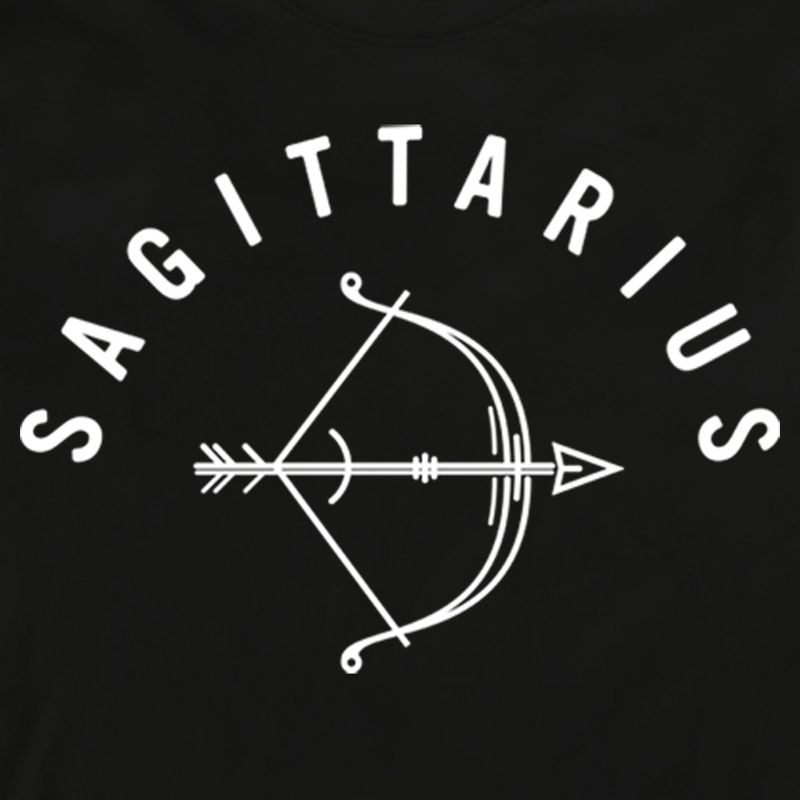 Men's Lost Gods Zodiac Sagittarius Line Symbol Long Sleeve Shirt, 2 of 5