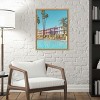 Amanti Art Saguaro Hotel Poolside by Tom Windeknecht Canvas Wall Art Print Framed - 4 of 4