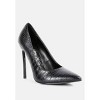Urchin Croc Patterened High Heeled Sandal Women - 3 of 4