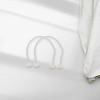 Unique Bargains Magnetic Buckle Small Faux Pearl Curtain Tie Polyester Rare Earth Magnet 2 Pcs - 2 of 4
