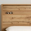South Shore Full/Queen Bed and Headboard Set Nordik Oak: Storage Drawer, Laminated Finish, No Box Spring Required - 3 of 4