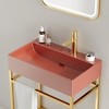NicBex Bathroom Vanity with Basin,Bathroom Sink Vanity with Open Metal Leg and Shelves,24 inch Bathroom Sink Cabinet for Bathroom - 4 of 4