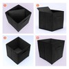 Unique Bargains Fabric Collapsible Spacious Storage Bins 11" - 3 of 4