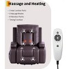 Faux Leather Power Lift Recliner Chair for Elderly, Lift Assist Recliner for Seniors with Heat and Massage Function - 2 of 4