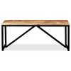 vidaXL Bench Solid Mango Wood 43.3"x13.8"x17.7" - 2 of 4