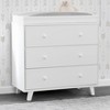 Delta Children Ava 3 drawer Dresser With Changing Top White Target