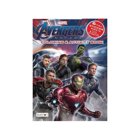 Marvel Avengers Sticker Pad, Over 500 Stickers, 5 Play Scene Pages,  Paperback