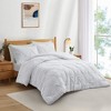 Peace Nest Pintuck Comforter Set, Bedding Set for All Season, Comforter and Pillowcases Set - 2 of 4