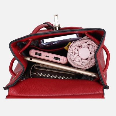 MKF Collection Serafina Vegan Leather Women’s Backpack Bag by Mia K- Brown — фото 5