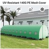 Greenhouse for Outdoors, Large Walk-in Tunnel Greenhouse with Upgraded Swing Door - 2 of 4
