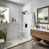 Shower System with Rain Head, Storage Rack, and Brushed Nickel Faucet Set - Comprehensive Kit with Single Spray Mode - 3 of 4