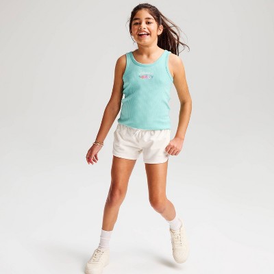 Детские Cat & Jack Girls' Ribbed Tank Top - Cat & Jack™ Aqua Green M — фото 3