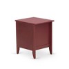 East West Furniture,Modern Nightstand Bedroom with 1 Wooden Drawer, Stable and Sturdy Constructed - 4 of 4