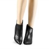 Allegra K Women's Pointed Toe Zipper Wedge Heel Ankle Booties - 2 of 4