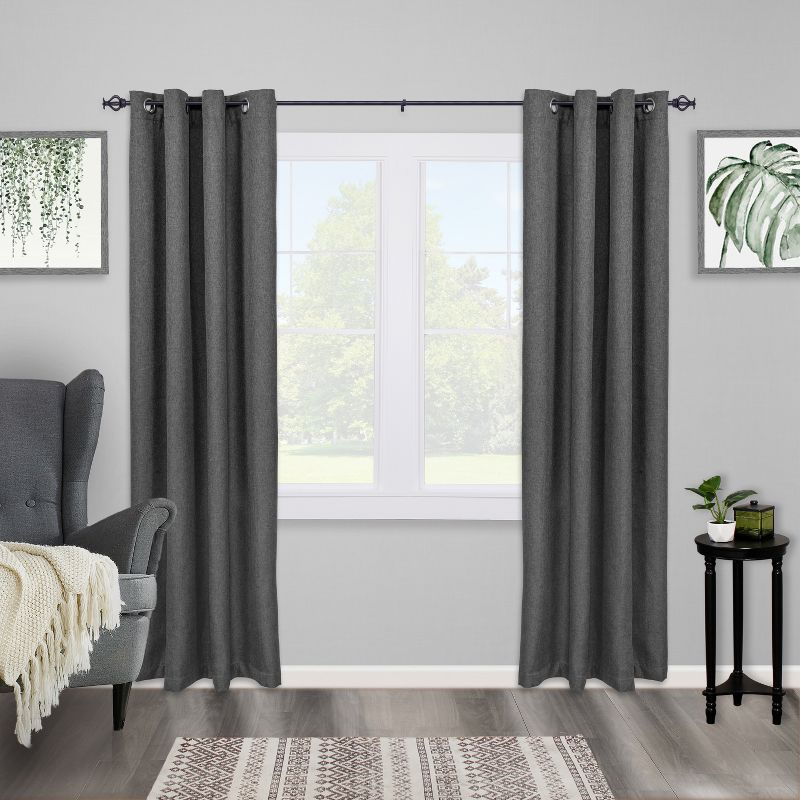 Kenney Kinsley 3/4" Standard Decorative Window Curtain Rod, 3 of 5
