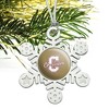 College of Charleston Secondary Metal Snowflake Christmas Tree Holiday Ornament - 2 of 3