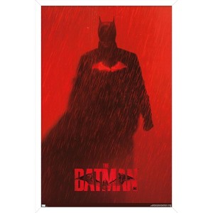 Trends International DC Comics Movie The Batman - Batman Teaser One Sheet Framed Wall Poster Prints - 1 of 4