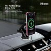 iHome Magnetic Silicone Velo Case, Slim & Shock Absorbent, MagSafe Compatible, iPhone 12 Pro Max, Burgundy - 4 of 4