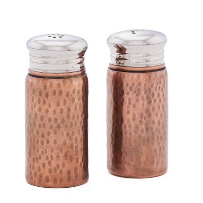 copper salt and pepper shakers