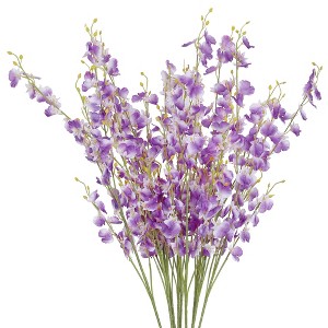 REGALWOVEN Real Touch Decorative Silk Artificial Flowers 36.6" 10 Pcs - 1 of 4