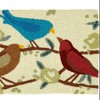 Jellybean Birdsong Accent Doormat 20"x30" – Washable, Stylish, Functional Indoor/Outdoor Mat - 2 of 3