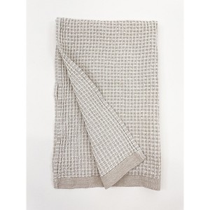 Cross Dyed Cotton Waffle Bath Towel - Anaya - 1 of 4