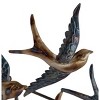 27" x 52" Metal Bird Flying Flock Of Wall Decor Blue - Olivia & May: Coastal Iron Artwork, Nautical Animal Sculpture - 3 of 4