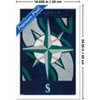 Trends International MLB Seattle Mariners - Logo 25 Framed Wall Poster Prints - 3 of 4