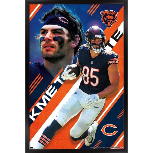 Trends International Nfl Chicago Bears - Cole Kmet 24 Framed Wall ...