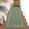 Washable Non-Slip Runner Rug - Soft  Scalloped Carpet for Kitchen, Entryway, Bedroom, Bath, Laundry & Hallway - Stain Resistant - 4 of 4