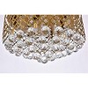 Elegant Lighting Tully 6 lights brass flush mount - 4 of 4
