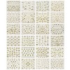 Wrapables 24 Sheets Gold Crowns, Gold Stars & Gold Vines Nail Stickers Set Nail Art - 2 of 4