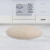 Lavish Home 2-Piece Round Cotton Bath Mat Set - 4 of 4