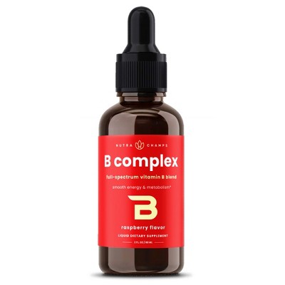 Nutrachamps Vitamin B Complex Full Spectrum Liquid Drops- 2 Fl Oz : Target