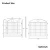 VisioGear Pet Doors, Gates and Pens, 24-inch 8 Panels Pet Dog Fence with Doors, Foldable Pet Pen for Pet Exercise, White, 48.4"*48.4"*24.2" - 2 of 4