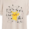 Women's - Pokémon - Pika Repeate Oversized Graphic T-Shirt - 2 of 4