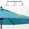 PURPLE LEAF Patio Umbrella Outdoor Table Umbrella Aluminum Frame Market Umbrella Sun Umbrella with 8 Sturdy Ribs - 3 of 4