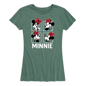 Women's - Disney - Minnie Grid Short Sleeve Graphic T-Shirt - 1 of 4