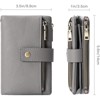 FATMOON Women’s Wallet - RFID Blocking Leather Wallet with Detachable Wristlet 17 Card Slots & Zippered Pockets–for Everyday, Travel - 3 of 4