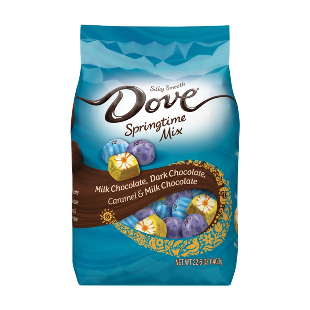 UPC 040000516620 product image for Dove Milk Chocolate, Dark Chocolate, Caramel and Milk Chocolate Easter Springtim | upcitemdb.com