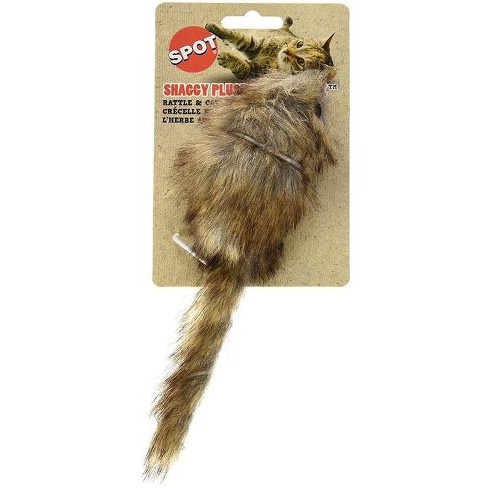 Furry mouse 2024 cat toy