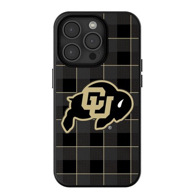 Keyscaper NCAA Big 12 Universities Plaid MagSafe Compatible Cell Phone Case for Apple iPhone