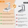 Acekool Versatile 1000W Commercial Food Warmer & Fry Lamp - Stainless Steel, Easy Clean, Heat-Resistant Bulb, Ideal for Fries, Chicken & Burgers - 3 of 4