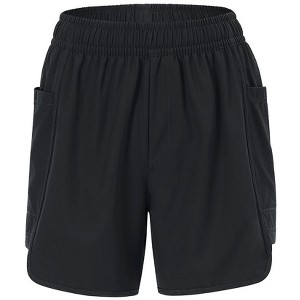 Women's 5" Quick Dry Swim Board Shorts with Pockets UPF 50+ Swimsuit Bottom Trunks Beach Shorts for Women with Liner - 1 of 4