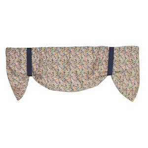 RLF Home Petite Suspender 100% Cotton with Fully Lined 3" Rod Pocket Valnance for Windows 50" x 17" Multi - 1 of 4
