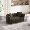 CAVINAS Soft Sofa Chair with High Resilience Foam Core, Square Recliner Sofa, Loveseat Sofa for Living Room - 2 of 4