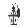 Livex Lighting Georgetown 2 - Light Wall Light in  Black - 3 of 4