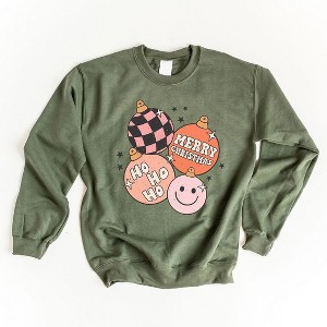Simply Sage Market Women's Graphic Sweatshirt Retro Oranments - 1 of 2