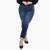 KanCan Essentials Emely Mid Rise Slim Straight Leg Jeans (Plus) - 2 of 4